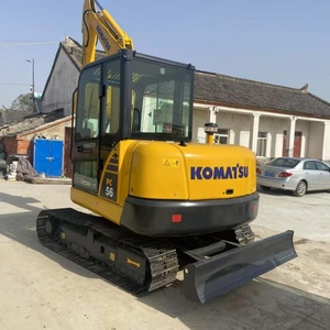 Mini-excavatrice d'occasion Komatsu PC56 de 5,6 tonnes, excavatrice d'occasion Komatsu PC56 d'origine, mini-excavatrice japonaise CE/EPA en stock - Product Image 2