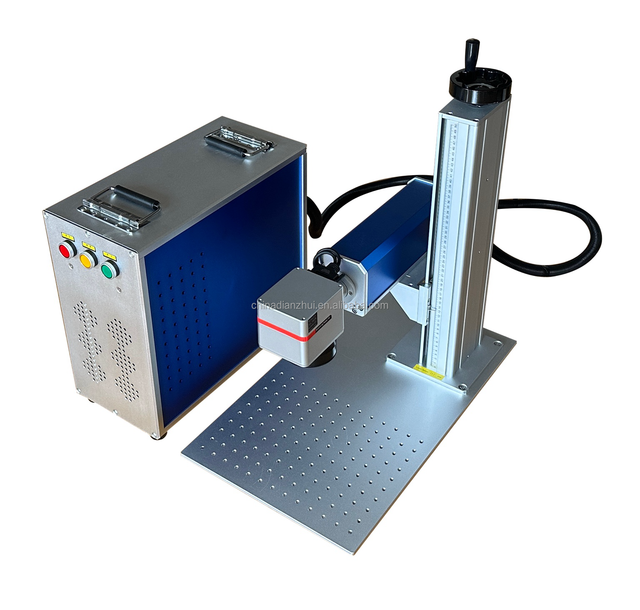 Desktop Fiber Laser Marking Machine for Metal and Plastic | 20W 30W 50W Optional | Compact Engraver with Galvo Scanner