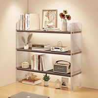 Bureau en acrylique transparent organiser organisateur de papeterie de bureau multifonctionnel
