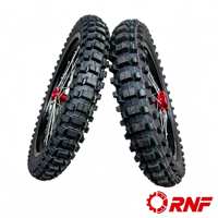 Ensemble complet de roues et pneus tout-terrain Front90/90-18 Rear110/90-17 pour SurRon Light Bee X, pièces de modification et de mise à niveau pour moto électrique tout-terrain