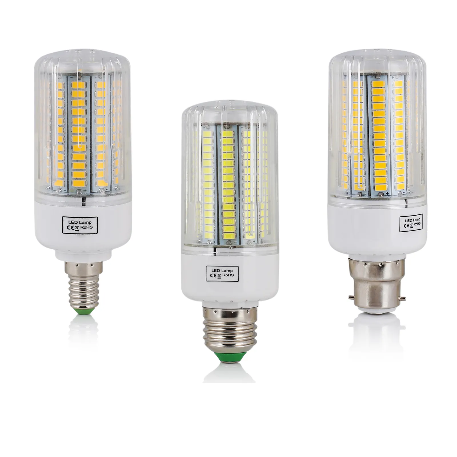 Ультра яркие светодиодные лампы для кукурузы E27/E14/B22 5730 SMD замена 150 Вт лампы накаливания энергосберегающие 165 светодиоды переменного тока 220-240 В для дома