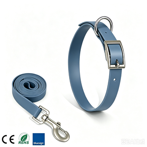 Laisse pour <span class=keywords><strong>chien</strong></span> en PVC personnalisée, résistante aux taches, en <span class=keywords><strong>Biothane</strong></span>, collier et laisse pour grands chiens - Product Image 6