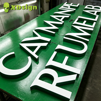 Enseignes électroniques LED personnalisées XDsign, alphabet acrylique 3D, éclairage frontal et arrière, néon publicitaire, télécommande, décoration