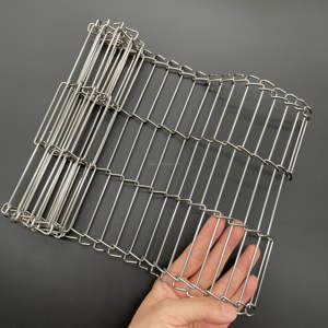 Gıda sınıfı çin paslanmaz çelik merdiven tel örgü pişirme fırını konveyör bant fiyat - Product Image 3