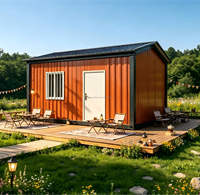 MHY Maison conteneur préfabriquée à toit en pignon 20/40 pieds, cabine modulaire pour camping, hébergement temporaire, stockage – Taille et couleur personnalisables
