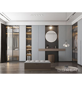 Armoire îlot de rangement pour chambre à coucher de qualité supérieure pour hommes Dorene Fancy 2026, avec étagères - Product Image 3