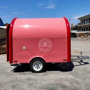 ZZKNOWN Hot Dog Food Truck Remorques de nourriture Cuisine entièrement équipée Chariots à café à vendre <span class=keywords><strong>Business</strong></span> Trailer Mobile Coffee Shop - Product Image 5