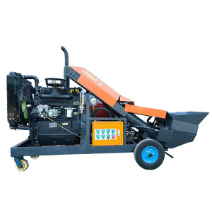 Concrete <b>Pump</b> Diesel Engine 100m Vertical 150m Horizontal Large Volume Construction Use - Product Image 1