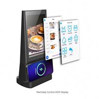 Kiosque numérique FYD-06 double face écran tactile LCD de 8 pouces lecteur de publicité de dessus de table annonceur d'affichage