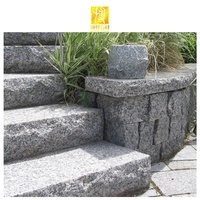 BOTON STONE Vente en gros de dalles de sol en pierre naturelle modernes Escaliers en granit noir design
