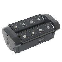 Mini projecteur laser araignée - Contrôle DMX512 Effet de faisceau RGB IP33 Classé Ra90 CRI Compatible avec Alexa pour DJ/Disco/Soirée