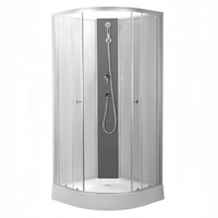 Base de douche en quadrant SMC, antidérapante, résistante aux UV, résistante à la corrosion, bac d'angle blanc, haute résistance, facile à nettoyer pour la salle de bain