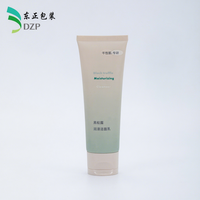 Tube cosmétique vide en PE de 40 mm avec bouchon à clapet, impression de logo personnalisée pour crème nettoyante, lavage du visage, vente en gros