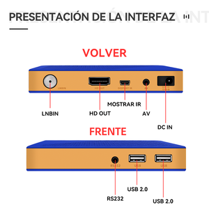 Tây Ban Nha decodificador vệ tinh DVB-S2 1080P HD Finder vệ tinh miễn phí để không khí Tây Ban Nha thu vệ tinh kỹ thuật số - Product Image 2