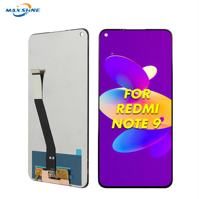 Maxshine 6.3inches High Quality Cell Phone Broken Display Replacement 12-Month Warranty Tested 100% Working for Redmi Note 9