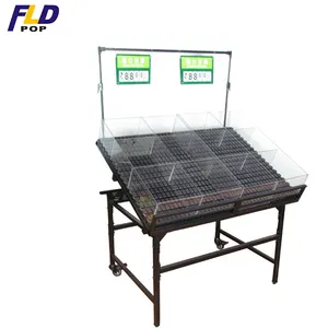 Acrylic Display Racks snacks dried Nuts fruits retail shop supermarket shelves