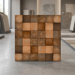 En stock : Dalles de parking en porcelaine numérique 40x40cm, finition métallisée 12mm, robustes, finition mate, pour revêtement de sol extérieur de centres commerciaux - Product Image 4