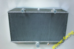 Radiador de refrigeración del motor compatible con serie 3 III <span class=keywords><strong>V12</strong></span> 5.3L M/T 1971-1974 aluminio 56mm - Product Image 2