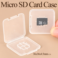 WEISHENG - Caja de Plástico al por Mayor para Tarjetas TF, Soporte para Tarjetas Micro SD, Estuche de Almacenamiento de Tarjetas SD Estilo DVD, Estuche para Tarjetas de Memoria XQD