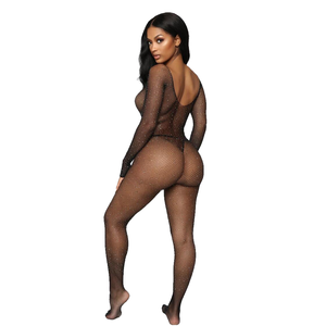 Dames Sexy Open Kruis Erotische <span class=keywords><strong>Bodysuit</strong></span> Dunne Netto Body Kous Met Naadloze Technics Gebreide Weefmethode - Product Image 2