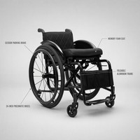 Fauteuil roulant sportif pliable et léger pour athlètes handicapés, basketball en fauteuil roulant, 11,5 kg, alliage d'aluminium, siège en mousse à mémoire de forme, 100 kg