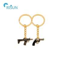 Pabrik disesuaikan Pistol penembak tombak senapan Firearm Llavero gantungan kunci gantungan kunci kustom Pistol senapan gantungan kunci
