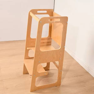 Torre de Aprendizaje para Niños Pequeños, Taburete de Madera para Cocina, Diseño Moderno Ajustable, Multifuncional para Apartamentos y Escuelas - Product Image 2