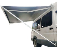 Cadre manuel en alliage d'aluminium pour camping-car, pare-soleil rétractable pour camping-car, caravane