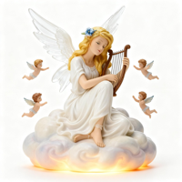 Statue artisanale en résine personnalisée - Déesse de la lune enchantée et décoration féérique, ornements d'intérieur fantastiques