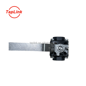 Válvulas de bola de puerto completo de extremo de rosca CF8M de acero inoxidable de 3 piezas para agua 2000PSI almohadilla de montaje de potencia Manual productos químicos especiales - Product Image 2