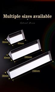 Cristal Física Enseñanza Cristal Triángulo Prisma Triangular Vidrio Prisma - Product Image 4