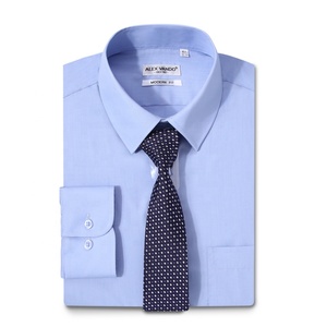 Camisas <span class=keywords><strong>de</strong></span> <span class=keywords><strong>Vestir</strong></span> <span class=keywords><strong>Azul</strong></span> Claro <span class=keywords><strong>de</strong></span> Algodón <span class=keywords><strong>de</strong></span> Alta Calidad para <span class=keywords><strong>Hombre</strong></span> OEM - Product Image 2