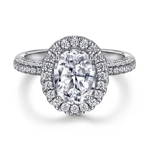 वादा राजकुमारी कट आकार सफेद सोना मढ़वाया वर्ग 925 स्टर्लिंग चांदी Mico प्रशस्त अंगूठी महिलाओं के लिए 18k सोने उच्च गुणवत्ता की अंगूठी