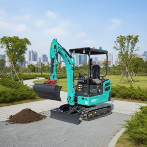 Mini-excavatrice sur chenilles Shantui SE20 de 2 tonnes à balayage zéro, petite pelle hydraulique pour travaux municipaux, jardinage et aménagement paysager - Product Image 1