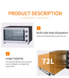 <span class=keywords><strong>Four</strong></span> à Pizza Portable 72L, petit prix, <span class=keywords><strong>four</strong></span> à pain, <span class=keywords><strong>Mini</strong></span> <span class=keywords><strong>four</strong></span> électrique avec fonction de Convection - Product Image 4