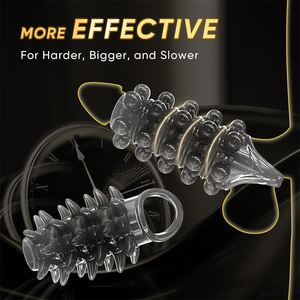 Nhẫn dương vật, bao dương vật, kéo dài thời gian xuất tinh, tăng cường cương cứng, đồ chơi tình dục người lớn dành cho nam, tăng kích thước dương vật - Product Image 5