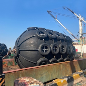 High Performance <b>Floating</b> Pneumatic Rubber Fender 80 50kpa Tire Net Chain Low Price Marine Supplies for Boats Natural Rubber - Product Image 2
