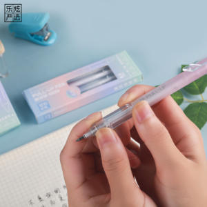 Gel Pen Cute Candy Solid Gradient Gummi Gel Pen Student 0,5mm Creative Black Ink Gel Pen - Product Image 5