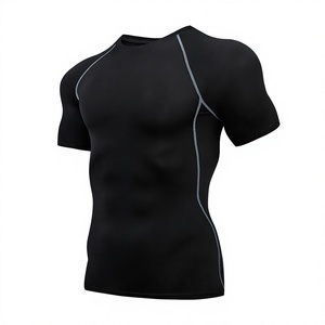 Men's Short Sleeve <b>Compression</b> <b>Shirt</b> Quick Dry Athletic Base Layer Tight Fit Sports <b>Gym</b> Training Workout Performance T <b>Shirt</b> - Product Image 1