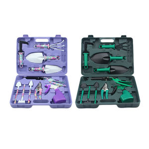 Hot Sales Multifunctional Affordable 10 Pcs Stainless Steel Heavy Duty Garden Tool <b>Set</b> With Carrying Case - Product Image 1