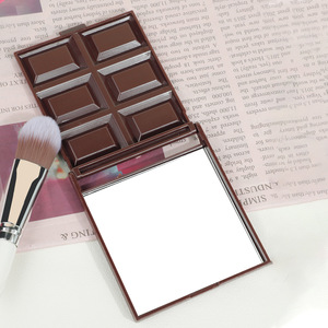 <span class=keywords><strong>Specchio</strong></span> Pieghevole <span class=keywords><strong>a</strong></span> Forma di <span class=keywords><strong>Cioccolato</strong></span>, Specchietto Portatile Compatto da Viaggio, Espejo De Maquillaje - Product Image 4