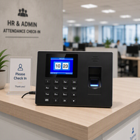 Machine de pointage par empreinte digitale JINGXIN avec double vérification en option, capacité de 500 cartes d'identité et 1000 utilisateurs, pour la gestion des employés de bureau