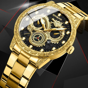 <span class=keywords><strong>Montre</strong></span> mécanique de luxe pour homme, style antique, sport, mécanisme oriental, 44 mm, aiguilles lumineuses, grand calendrier, étanche, acier inoxydable, verre 20 mm - Product Image 2