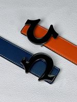 Ceinture unisexe de créateur en cuir PU de qualité avec boucle en alliage noir à lettre C unique, idéale pour les hommes et les tenues décontractées – Vente en gros