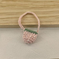 Nouveau sac bandoulière en laine tricoté à la main, motif tortue en pot avec rose, pour bébés de 0 à 24 mois, vente chaude transfrontalière