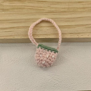 Nuevo Bolso Bandolera Pequeño <span class=keywords><strong>de</strong></span> Lana Tejido a Mano <span class=keywords><strong>con</strong></span> Diseño <span class=keywords><strong>de</strong></span> Rosa y Tortuga en Maceta para Bebés <span class=keywords><strong>de</strong></span> 0 a 24 Meses, Éxito <span class=keywords><strong>de</strong></span> Ventas Transfronterizo - Product Image 5