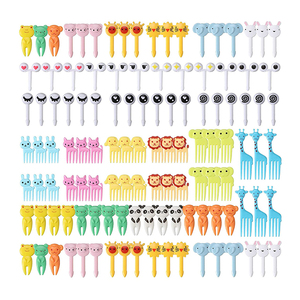 Palillos Divertidos para Bento Box, Palillos para Comida con Forma de Dinosaurio, Juego de Tenedores para Frutas para Niños - Product Image 2