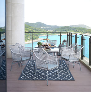 Chaises longues contemporaines en acier moderne, jardin, parc, hôtel, <span class=keywords><strong>terracotta</strong></span> noir, extérieur, résistant aux UV, rotin PE durable, configuration <span class=keywords><strong>de</strong></span> <span class=keywords><strong>bar</strong></span> - Product Image 1