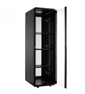 Rack de Servidor para Centro de Datos de Alta Resistencia, Gabinete de 19 Pulgadas con Ruedas, 18U-47U, en Stock, Acero Laminado en Frío SPCC - Product Image 1