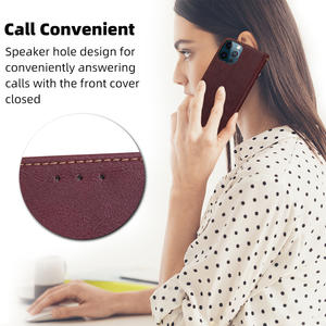 Carte Portefeuille En Cuir Téléphone Portable Cas 15 Pro Max 14 13 12 11 Rétro <span class=keywords><strong>Flip</strong></span> Portefeuille Sac Long Portefeuille Carte De Luxe Pour Samsung S23 S24 - Product Image 6